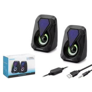 Bilgisayar Hoparlörü 1+1 LED