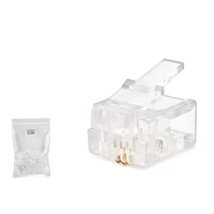 RJ11 2 Pin Telefon Konnektör 100 Adet