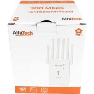 ALFATECH  WiFi Repeater / Router / AP Dual Band 300Mbps