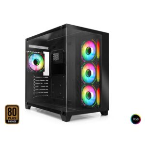 SİYAH SF2901B AARGB  850W 80+ BRONZE  MODÜLER PW  360MM SIVI SOĞUTMA SIGABİLEN GAMİNG KASA