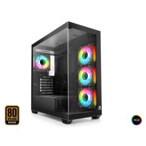 SF2903B AARGB GAMİNG KASA POLAR SERİ 850W 80+ POWERSUPPLY