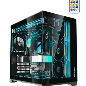 SUPERNOVA 7 RGB FANLI ATX TEMPERLİ CAM GAMİNG KASA SİYAH