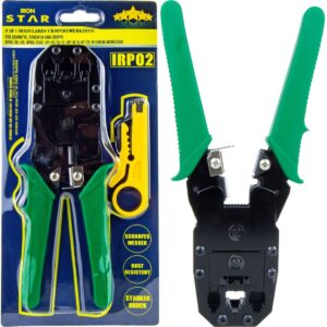 RJ45-RJ12-RJ11 3'LÜ SOKET SIKMA PENSESİ