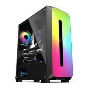 COLORFUL 1 FANLI ATX ŞEFFAF TEMPERLİ CAM RGB GAMİNG KASA